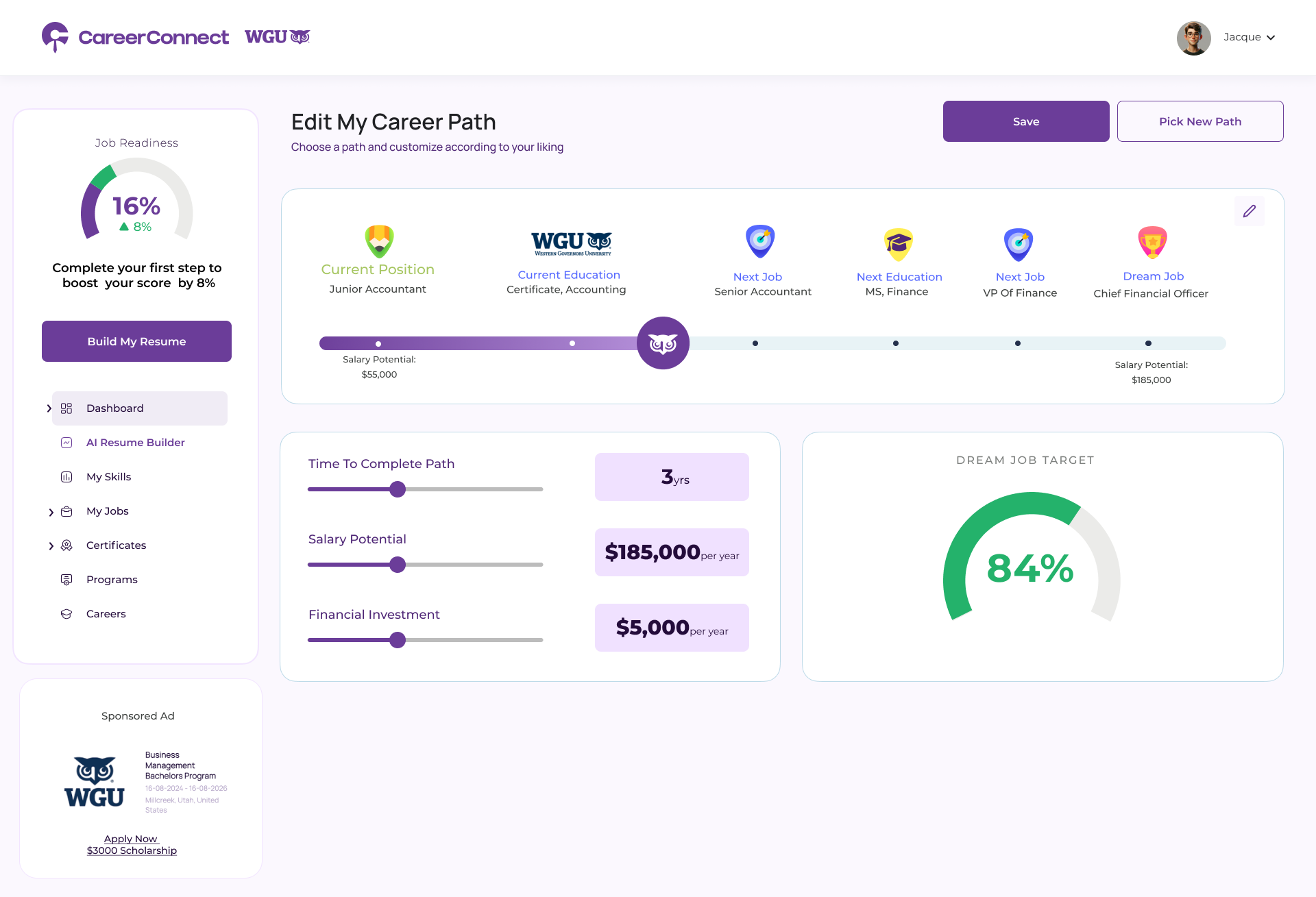 EveryTalent – AI-Powered Career Roadmap