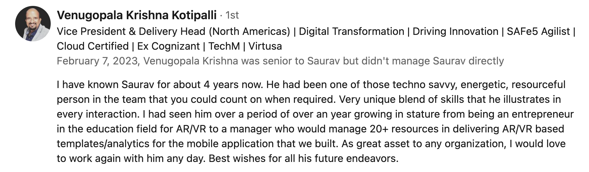 Client Recommendation 6